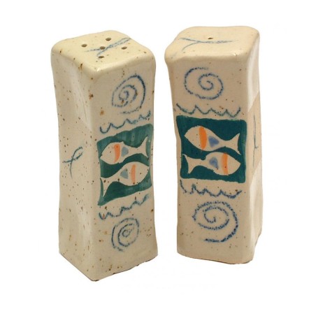 Michal Ben Yosef Handmade Ceramic Salt and ... | Salt & Pepper Shakers