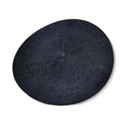 Béret classique en coton bleu Femme | Couvre-chef de femmes juives