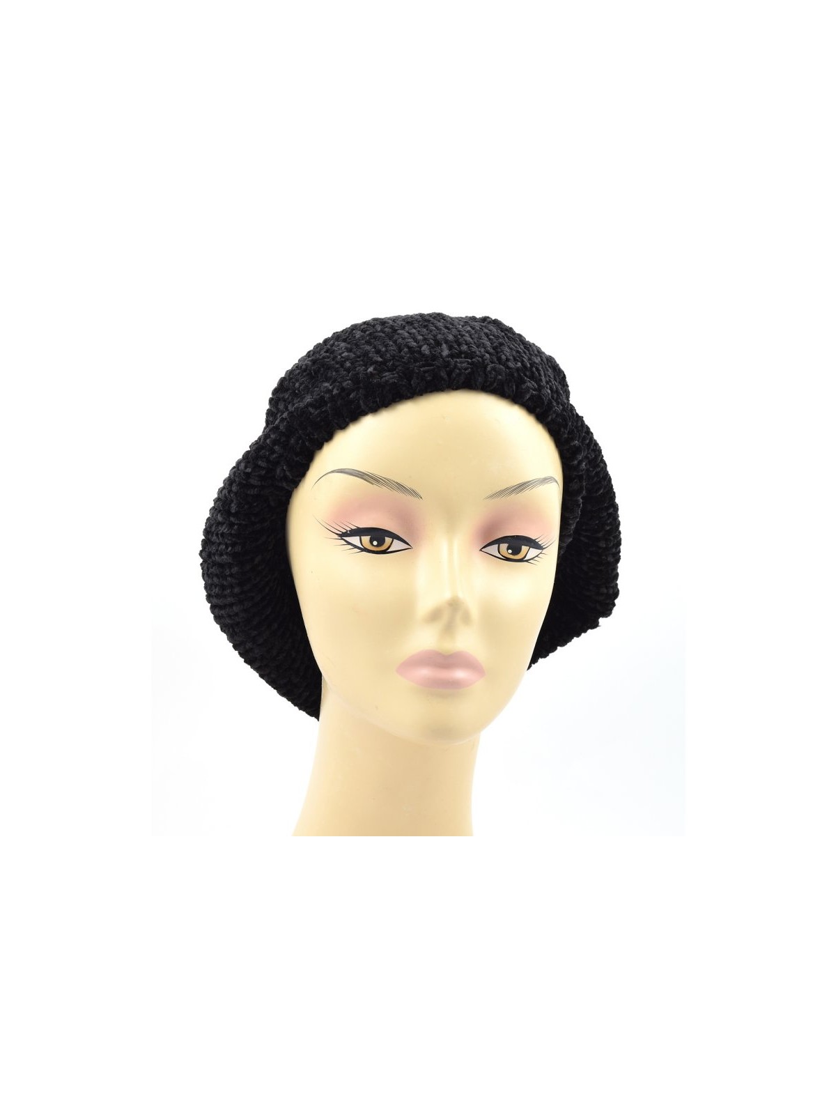 Knitted Womens Snood Beret with Inner ... | Jewish Women Head Covering