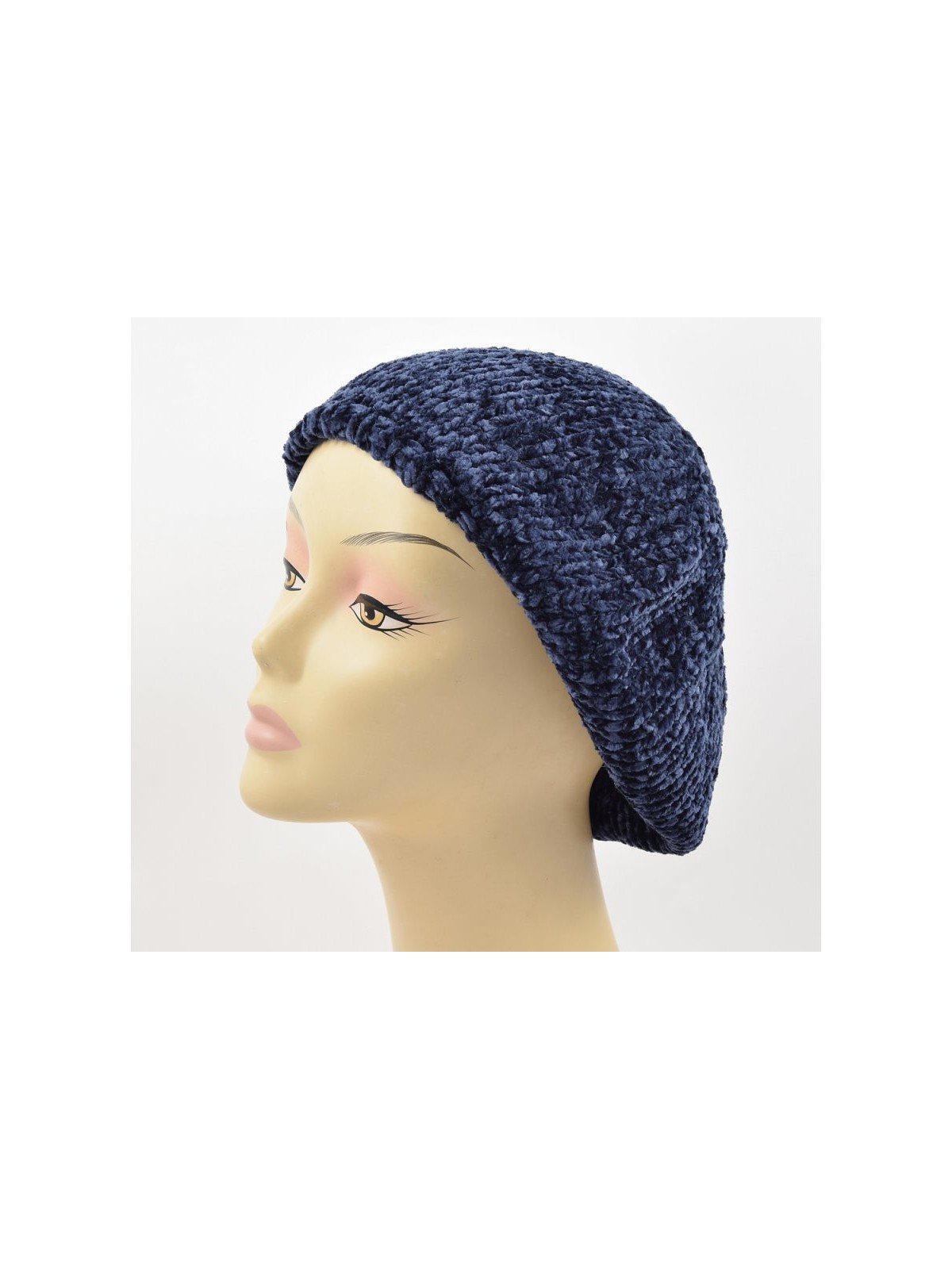 Knitted Womens Snood Beret with Inner ... | Jewish Women Head Covering