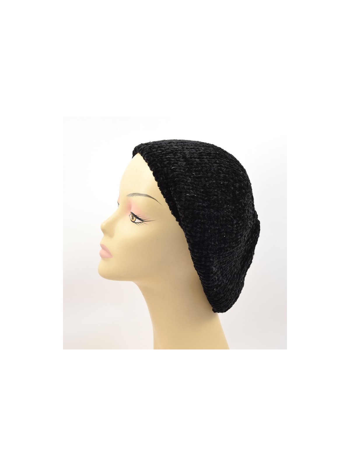 Knitted Womens Snood Beret with Inner ... | Jewish Women Head Covering