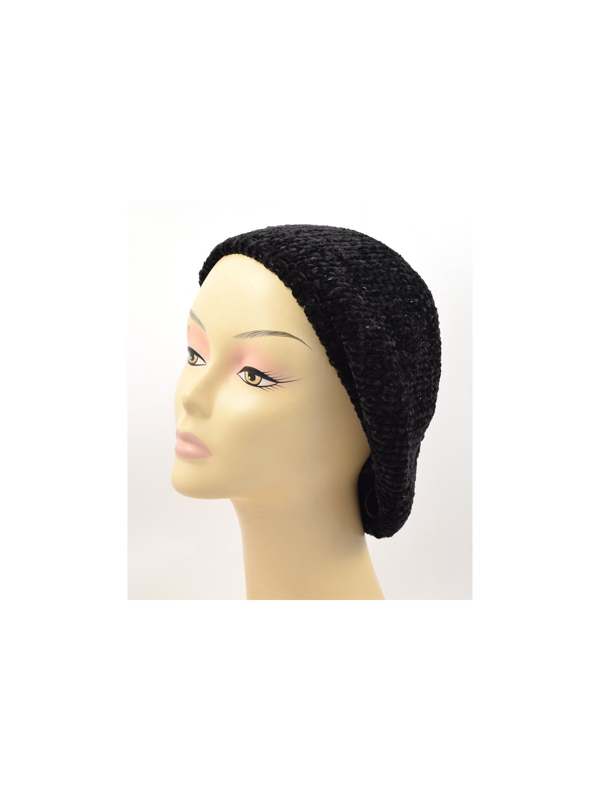 Knitted Womens Snood Beret with Inner ... | Jewish Women Head Covering