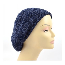 Knitted Womens Snood Beret with Inner ... | Jewish Women Head Covering