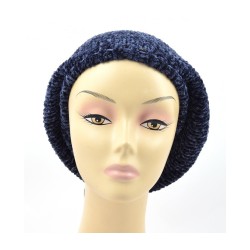 Knitted Womens Snood Beret with Inner ... | Jewish Women Head Covering
