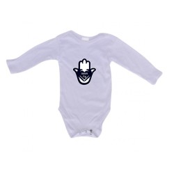 Hebrew Hamsa Baby Onesie | Jewish Baby Onesies