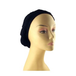 Longueur Courte Femme%92s Bonnet Doublé Noir... | Couvre-chef de femmes juives