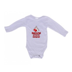 HebrewEnglish Baby Onesie Cherry on Top | Jewish Baby Onesies