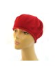 Womens Classic Red Cotton Beret | Jewish Women Head Covering