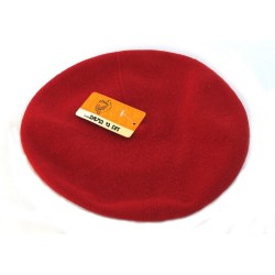Womens Classic Red Cotton Beret | Jewish Women Head Covering