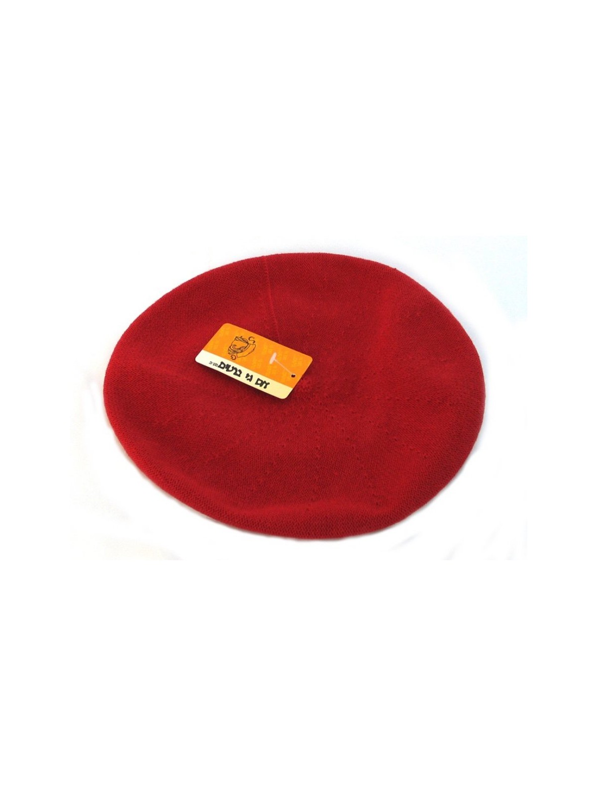 Womens Classic Red Cotton Beret | Jewish Women Head Covering