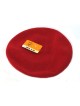 Womens Classic Red Cotton Beret | Jewish Women Head Covering
