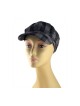 Womens Checked Cap with Metallic Threads | Jewish Women Hats and Caps