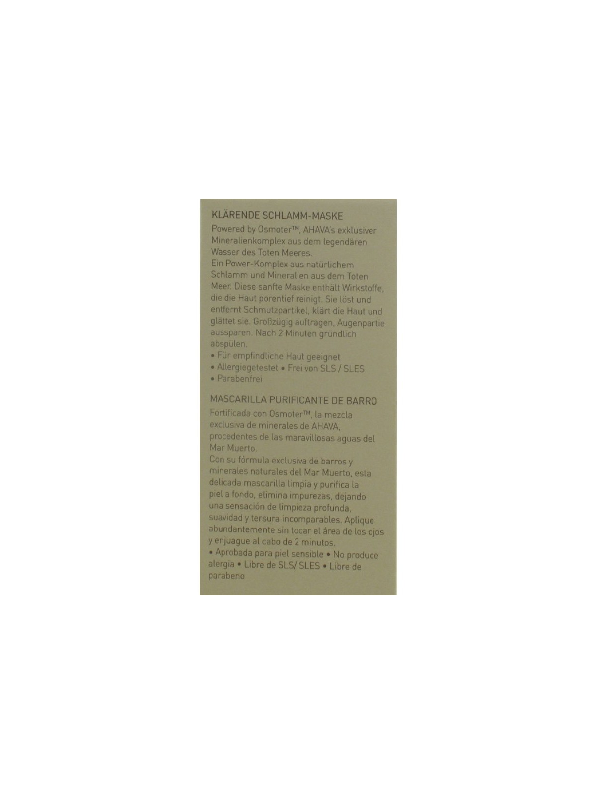 AHAVA Purifying Mud Mask | Face Care