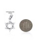 Triangle entrelacé en argent sterling 925... | Cadeau juif d'Israël