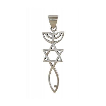 Sterling Silver Necklace Pendant Spiritual Religio... | Jewish Pendant