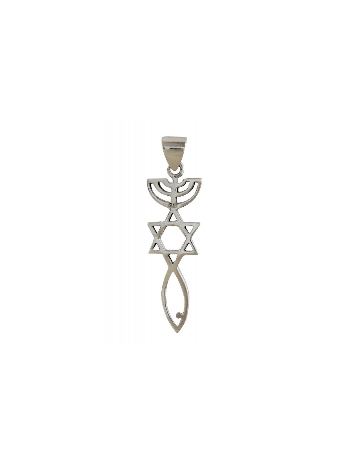 Sterling Silver Necklace Pendant Spiritual Religio... | Jewish Pendant
