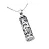 Mezuzah Necklace Pendant Sterling Silver ... | Jewish Gift from Israel