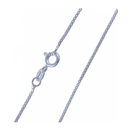 925 Sterling Silver 1mm Box Chain Italian Necklace Lightwe... | Chains