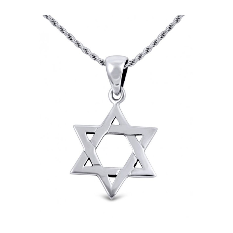 Pendentif collier étoile de David pour femmes... | Cadeau juif d'Israël