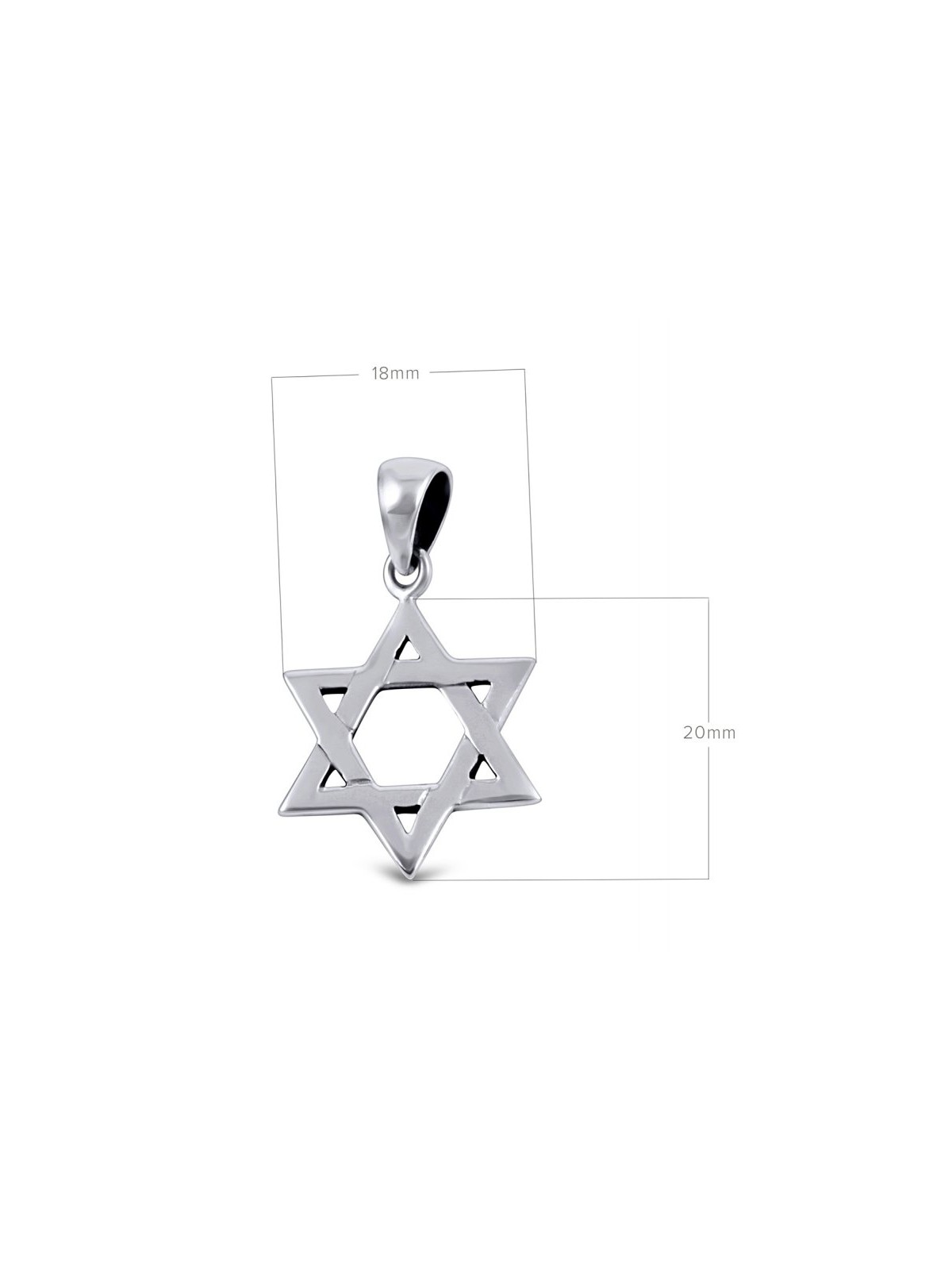 Pendentif collier étoile de David pour femmes... | Cadeau juif d'Israël