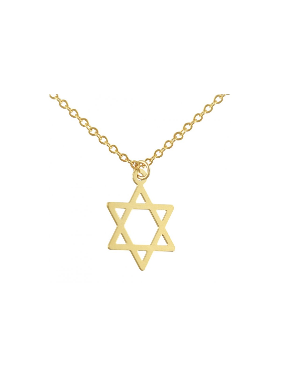 AJDesign Thin Classic 14k Gold Plated Sta... | Jewish Gift from Israel