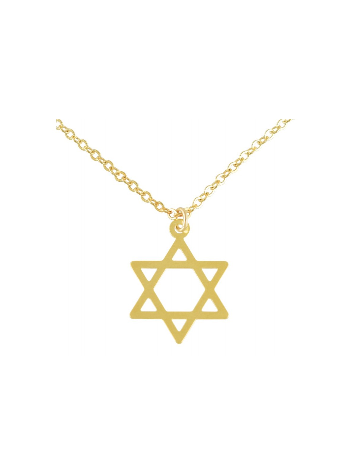 AJDesign Thin Classic 14k Gold Plated Sta... | Jewish Gift from Israel