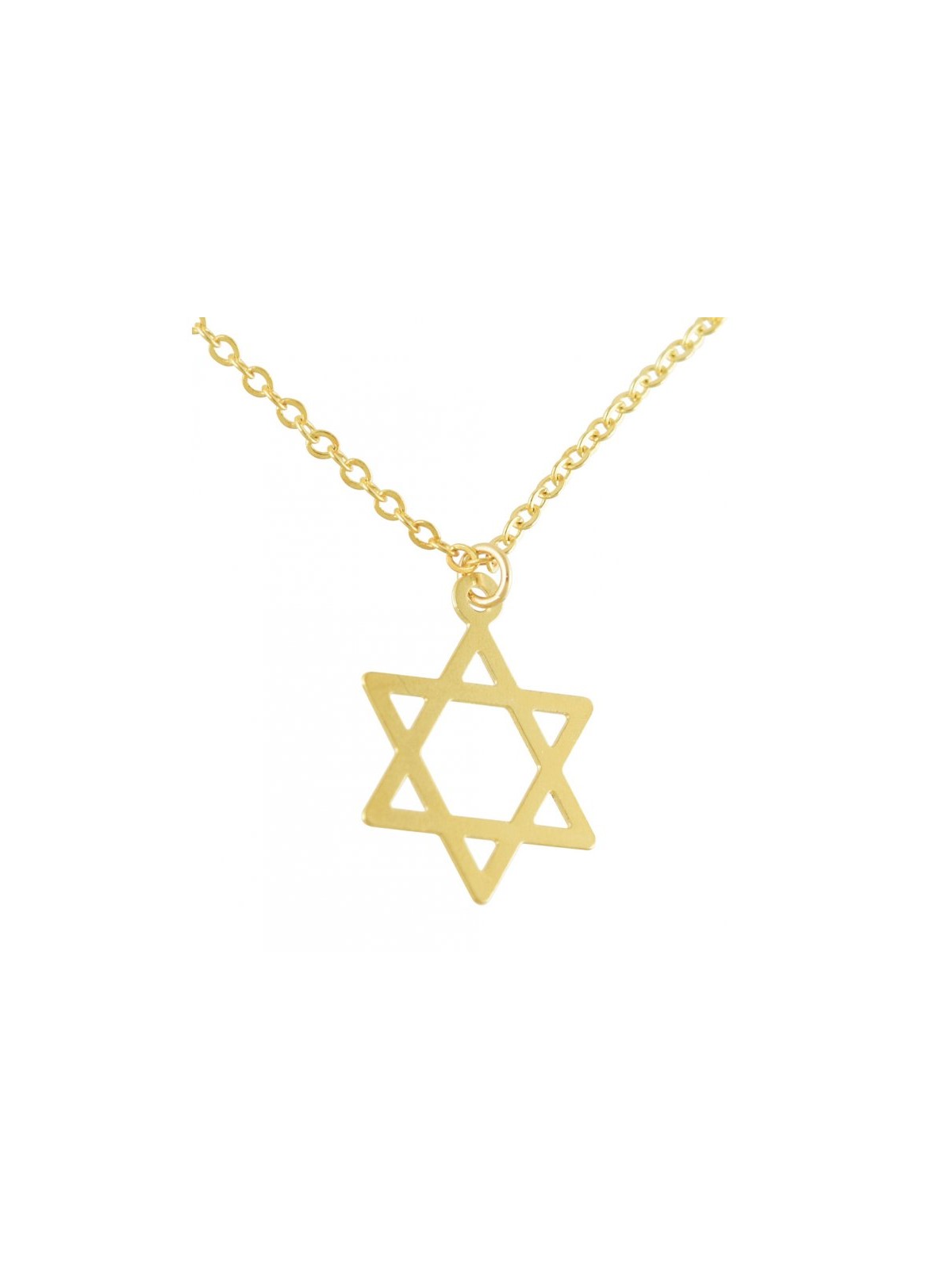 AJDesign Thin Classic 14k Gold Plated Sta... | Jewish Gift from Israel