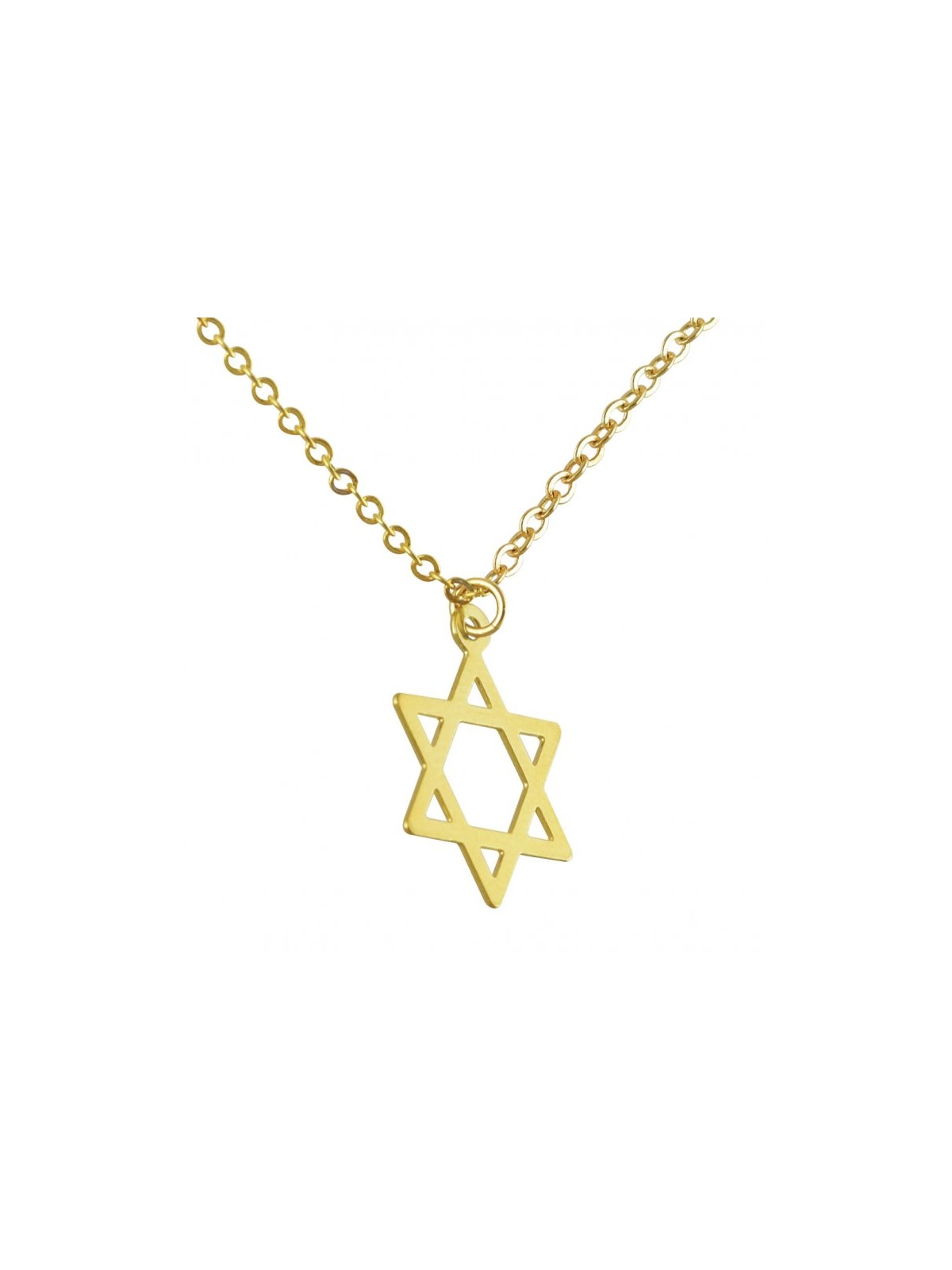 AJDesign Thin Classic 14k Gold Plated Sta... | Jewish Gift from Israel