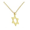 AJDesign Thin Classic 14k Gold Plated Sta... | Jewish Gift from Israel