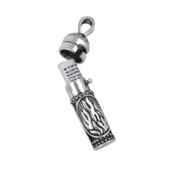 Sterling Silver Necklace with Mezuzah and... | Jewish Gift from Israel