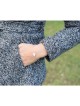 Bracelet en argent Hamsa opale blanche | Breloques pour bracelets
