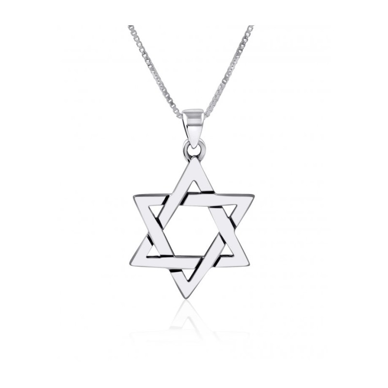 AJDesign Grand collier étoile de David pour... | Cadeau juif d'Israël
