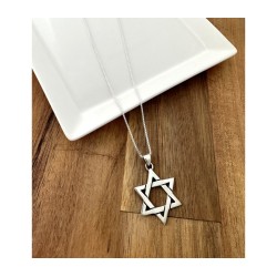 AJDesign Large Star of David Necklace for... | Jewish Gift from Israel