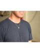 Collier pendentif Chai classique en argent sterling... | Colliers et pendentifs Chai