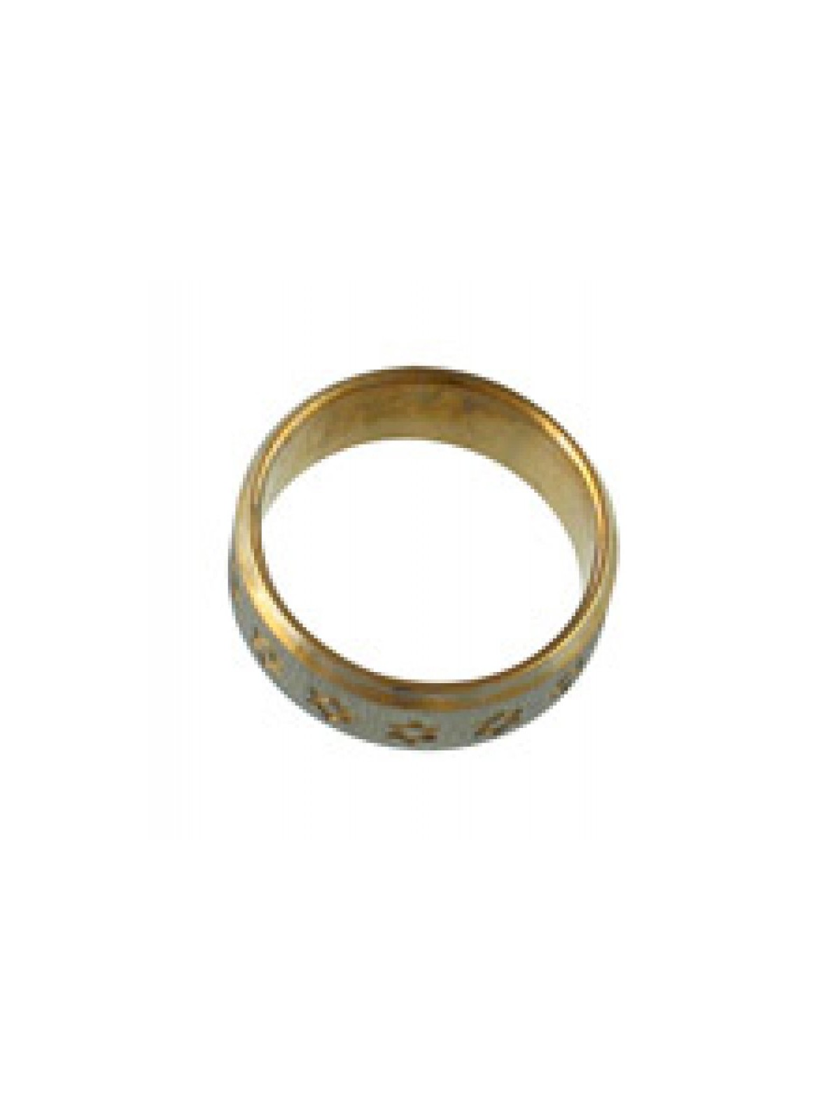 Stainless Steel Ring Gold with Star of David | Jewish Rings