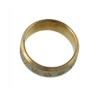 Stainless Steel Ring Gold with Star of David | Jewish Rings