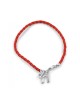 Red Cord Kabbalah Bracelet Silver Chai Charm | Jewish Gift from Israel
