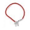 Red Cord Kabbalah Bracelet Silver Chai Charm | Jewish Gift from Israel