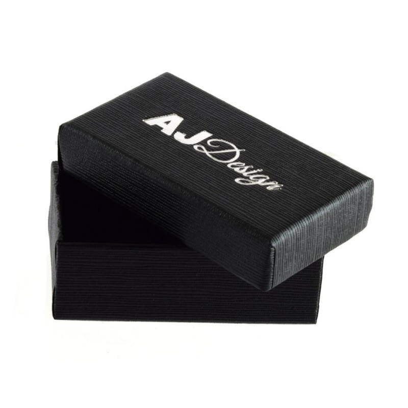 AJDesign Rhodium King David Lyre Pendant with colo... | Jewish Pendant