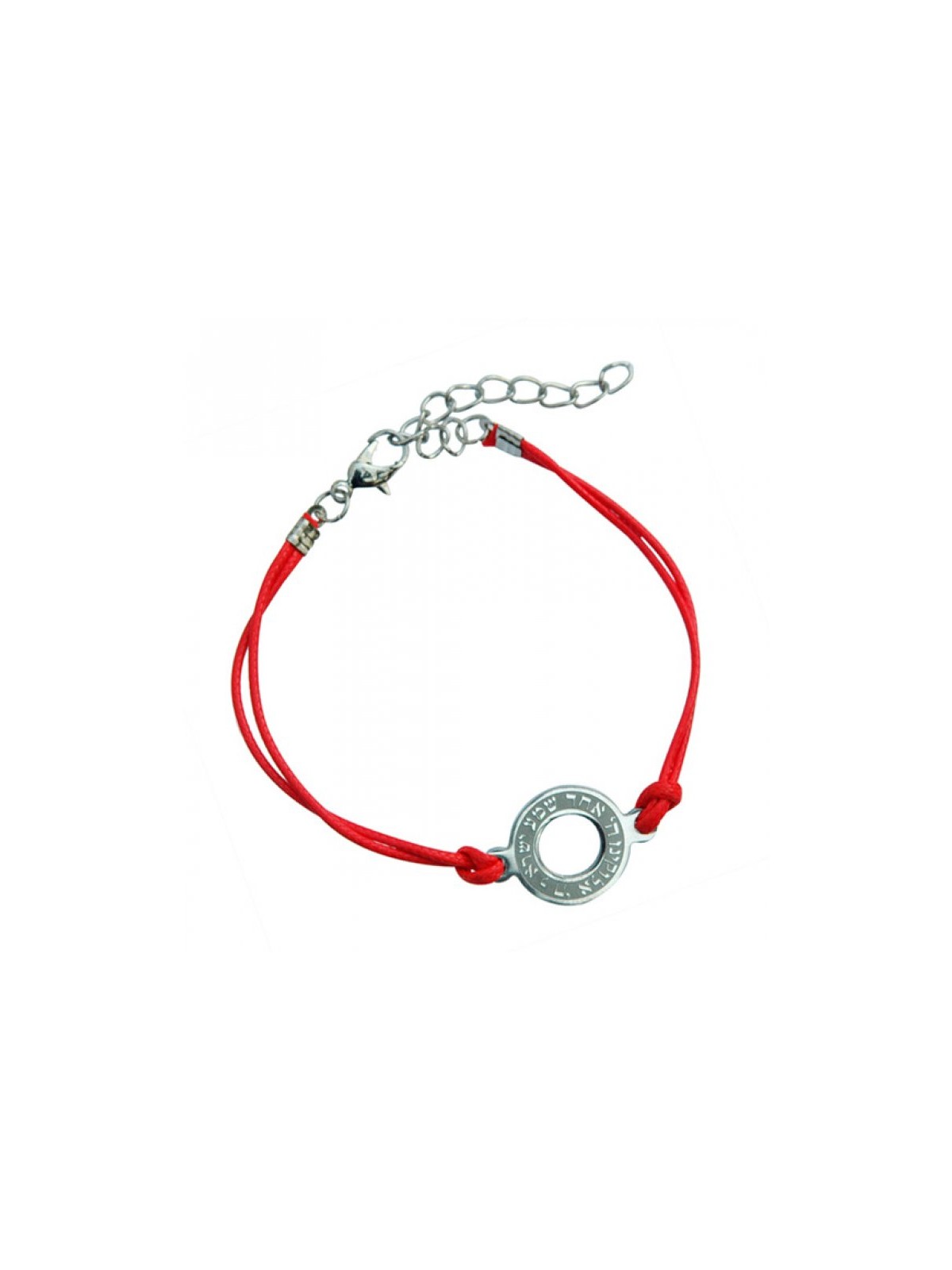 AJDesign Round Shema prayer on red cord bracelet | AJDesign
