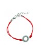 AJDesign Round Shema prayer on red cord bracelet | AJDesign