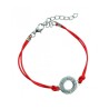 AJDesign Round Shema prayer on red cord bracelet | AJDesign