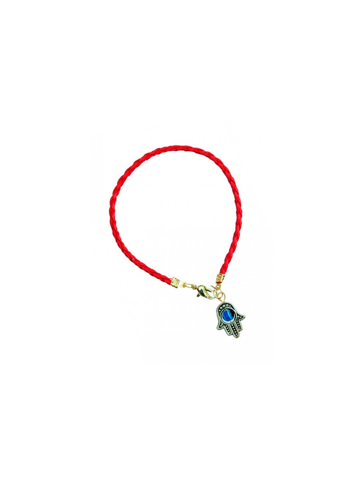 AJDesign Red Braided Cord Kabbalah Bracelet Hamsa Charm ... | AJDesign