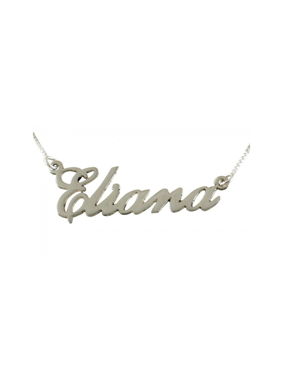 Sterling Silver English Name Necklace Cursi... | English Name Necklace
