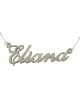 Sterling Silver English Name Necklace Cursi... | English Name Necklace