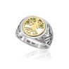 HaAri Eishet Chayil Woman of Valor Ring Gold and Sil... | Jewish Rings