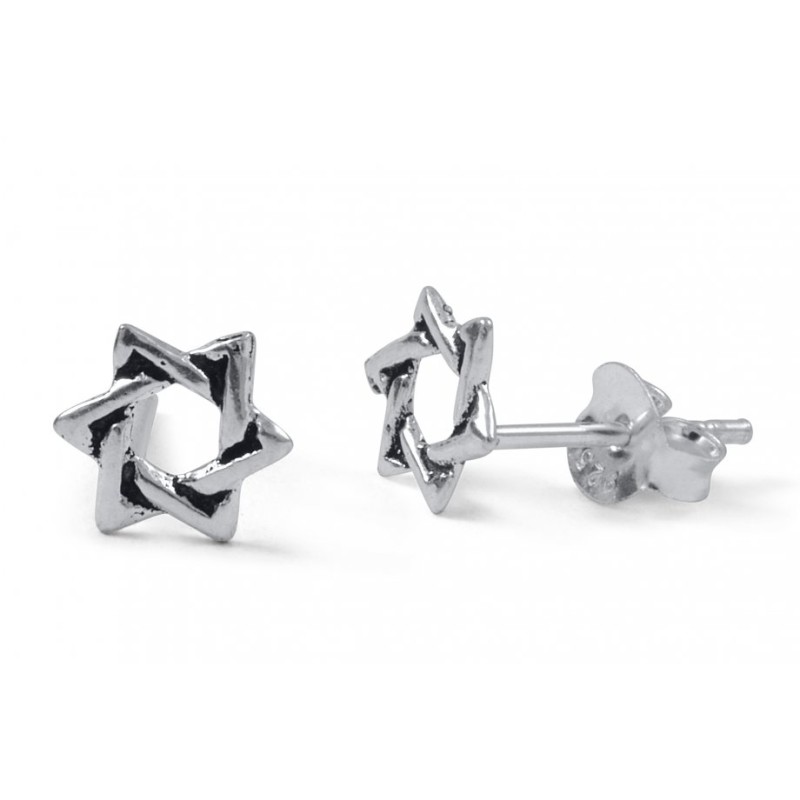 Star of David 925 Sterling Silver Stud Earrings | Earrings