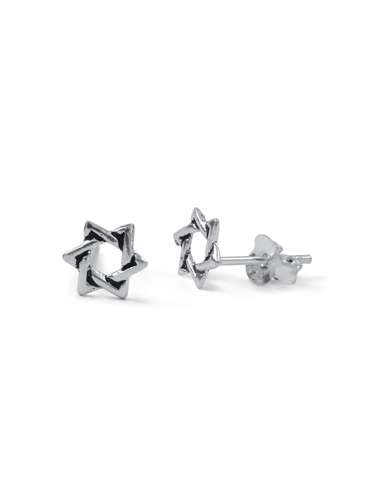 Star of David 925 Sterling Silver Stud Earrings | Earrings