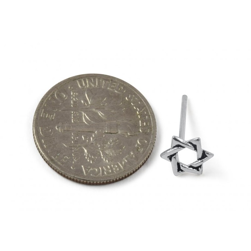 Star of David 925 Sterling Silver Stud Earrings | Earrings