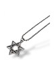 Pendant Necklace Double Star of David %96 Stainless ... | IDF Dog-Tags